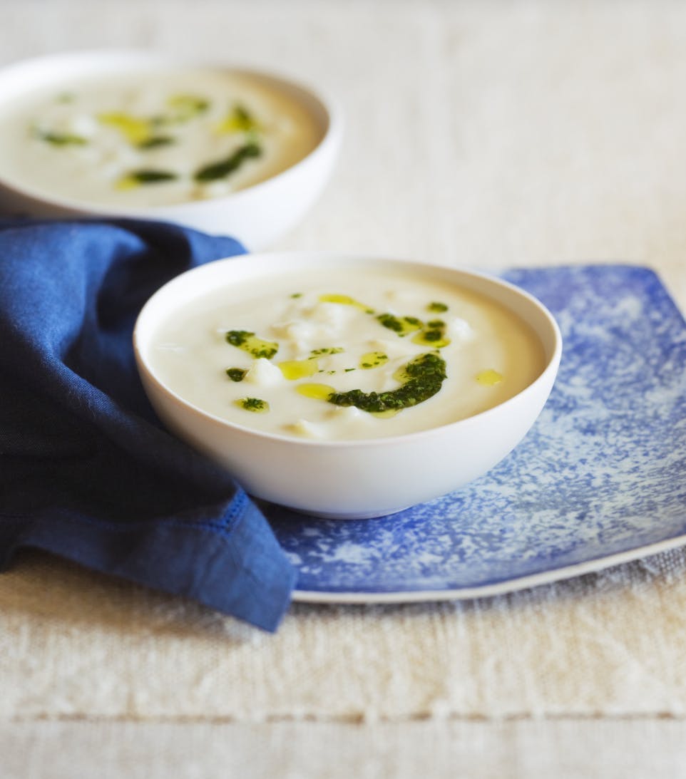 Ulrikas melkefrie blomkålsuppe